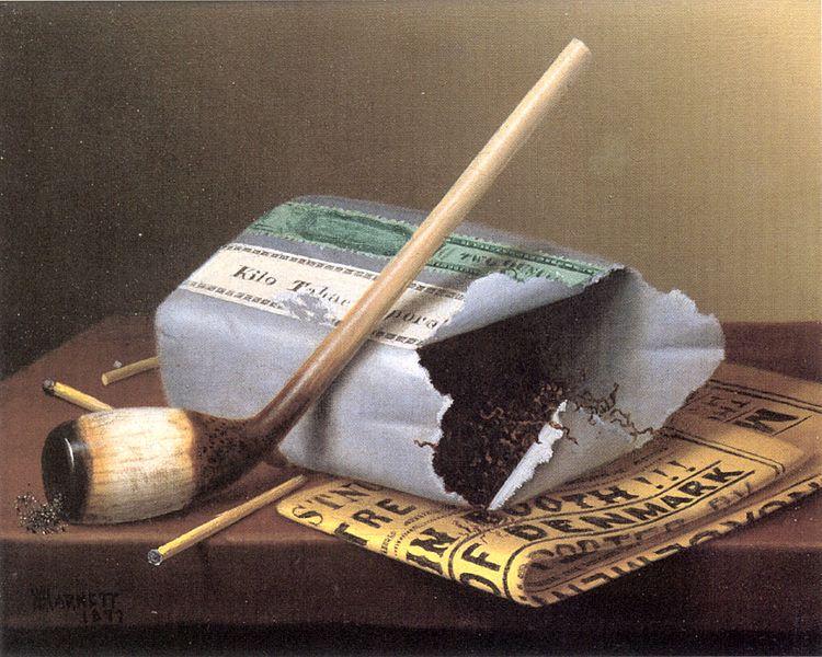 William Michael Harnett A Smoke Backstage oil painting image